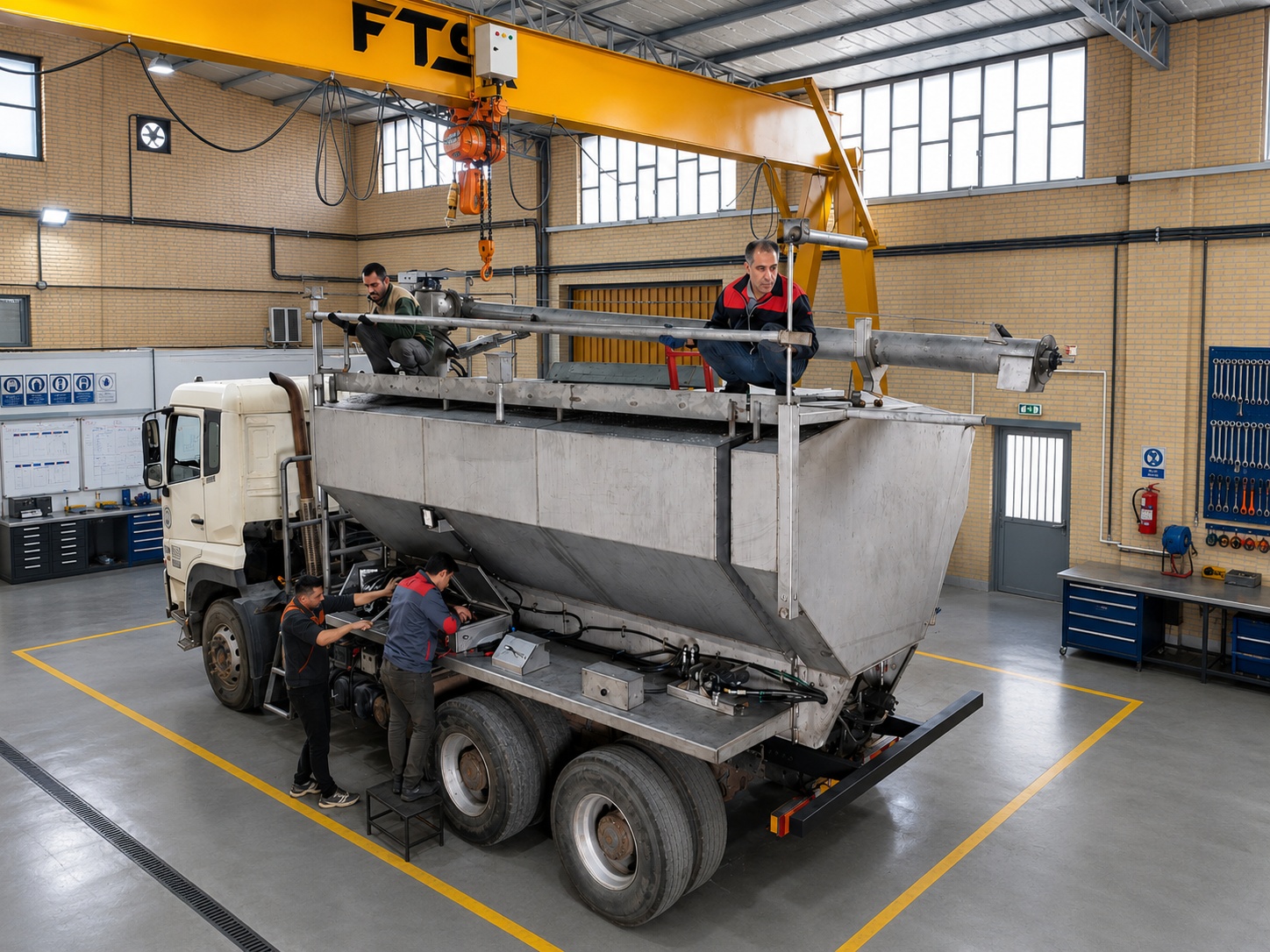 ANFO Truck side view