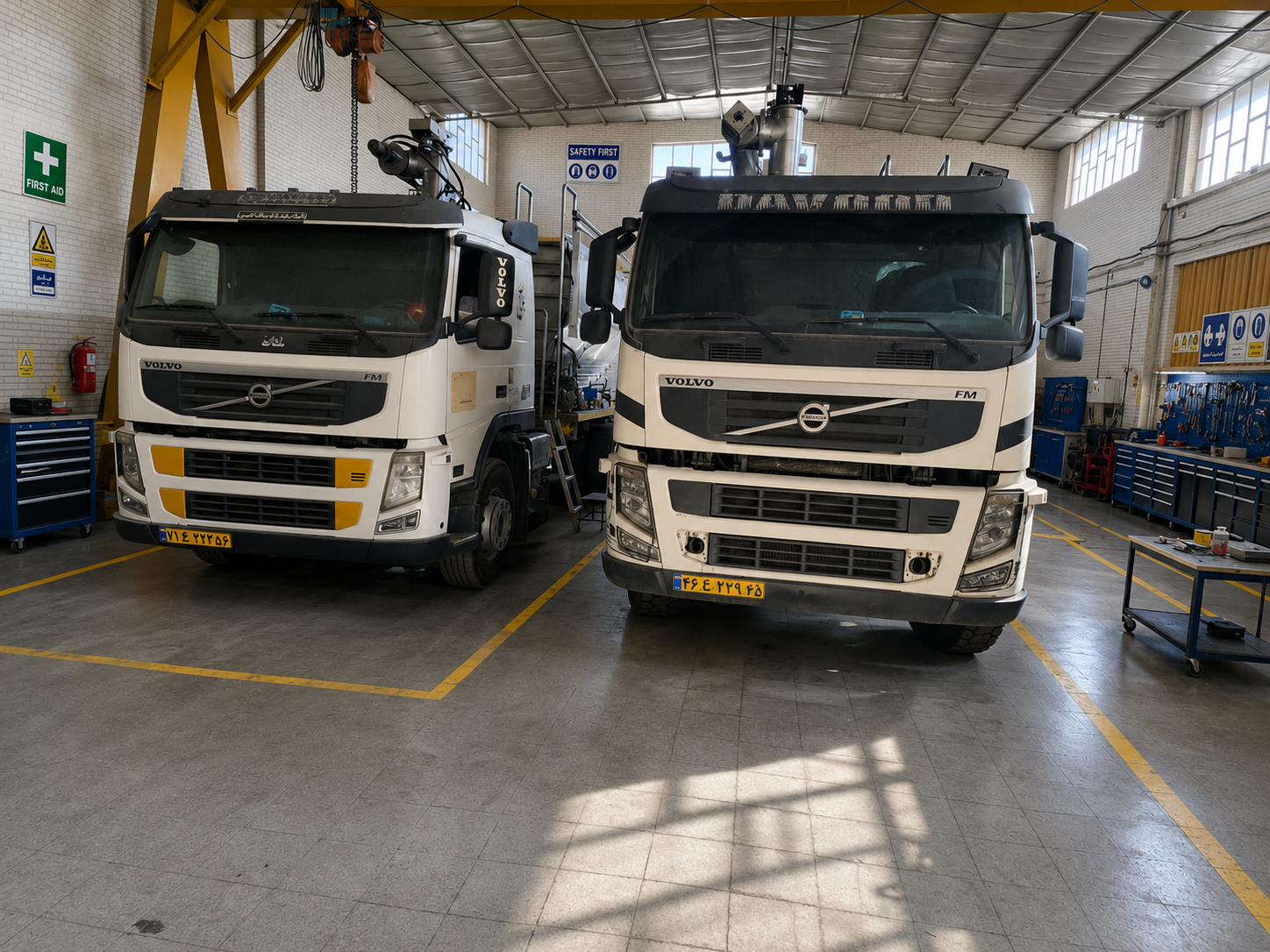 Emulsion truck HMI control system