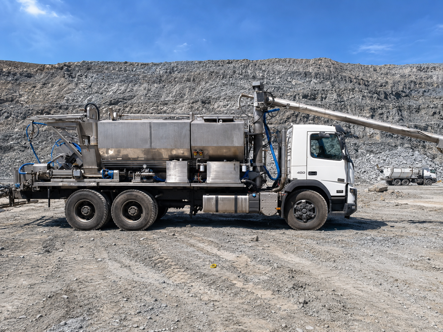 Emulsion Truck side view